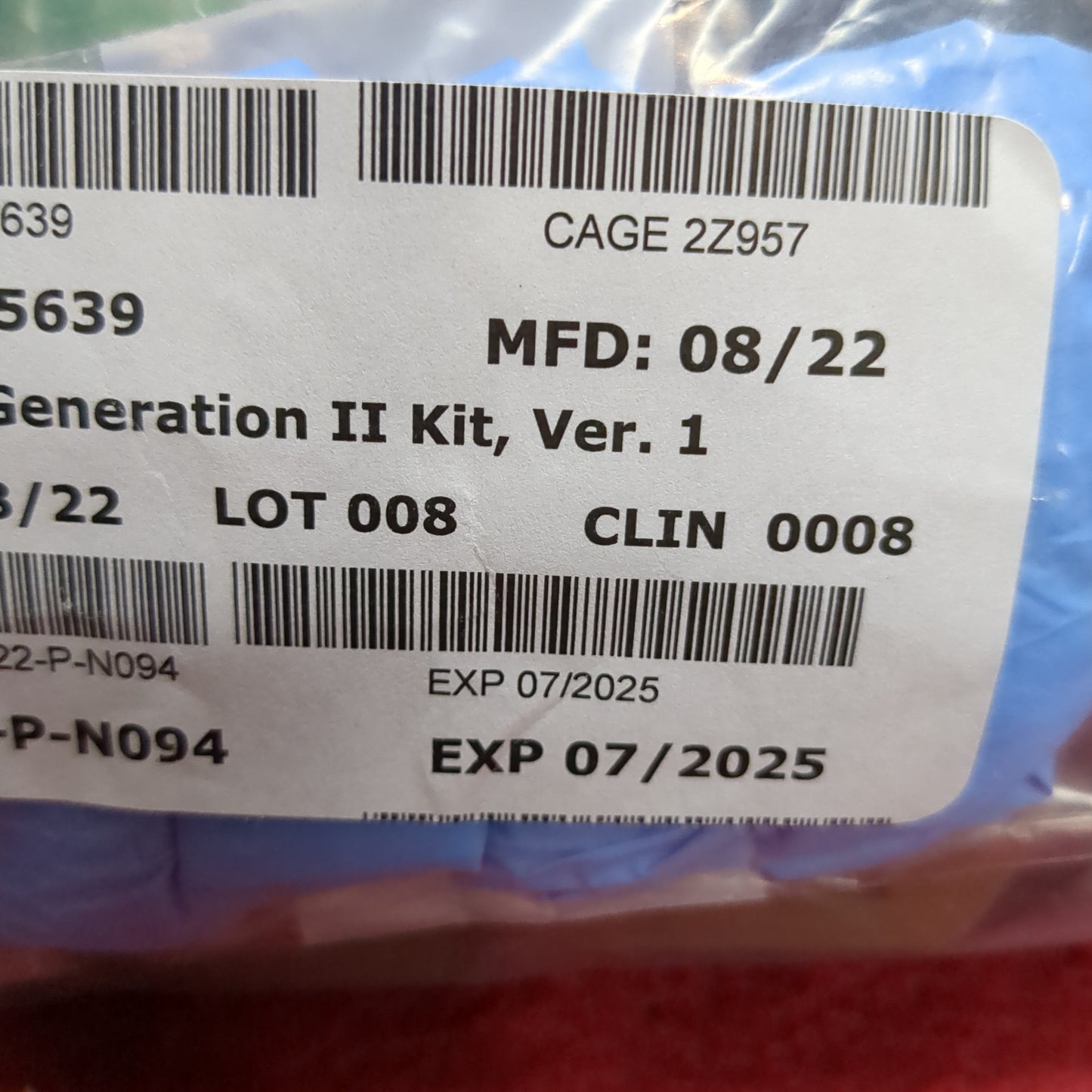 NOS USGI REFILL for IFAK II Kit OCP Pattern Sekri Exp 07/2025 (ac07-JAN04)