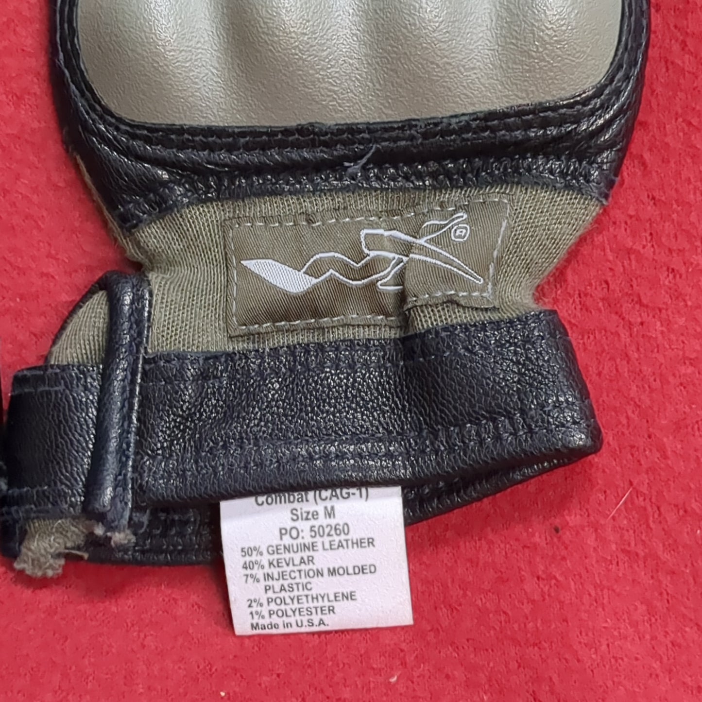 Wiley X CAG-1 Medium Assault Gloves W/ Kevlar Knuckles (40cr- cb2-JAN09)