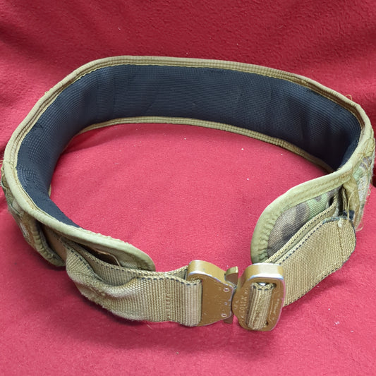 High Speed Gear Laser Sure-Grip Slotted Padded Waist Belt MultiCam Used (gcg1- da11-JAN16)