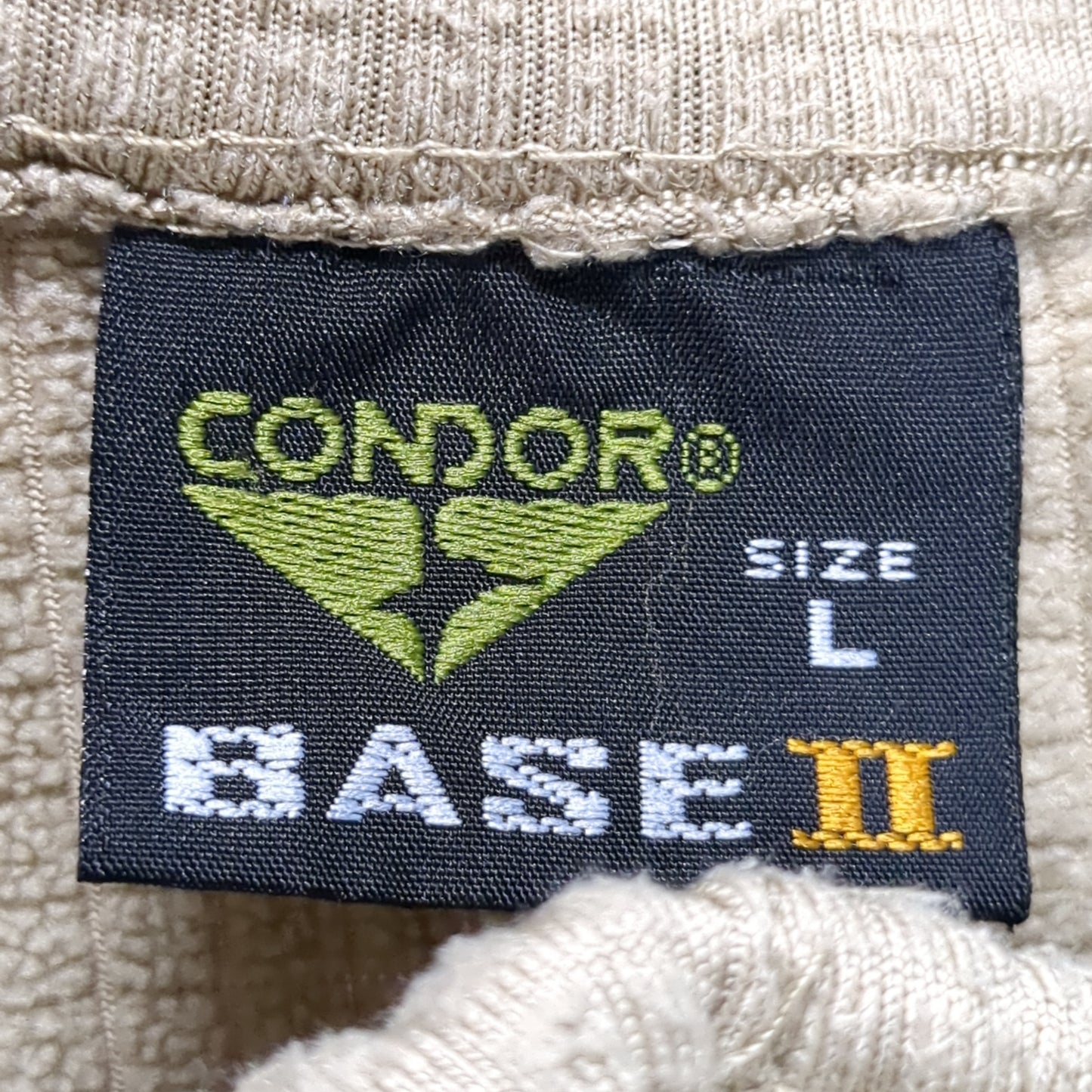 Condor Base II Zip Pullover Large Excellent Condition  (fa05-JAN34)