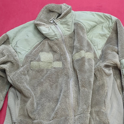US Army Large Regular Coyote Gen III Level 3 Fleece Jacket Good Condition (BA06-MAR48)