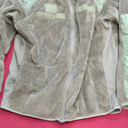 US Army Large Regular Coyote Gen III Level 3 Fleece Jacket Good Condition (BA06-MAR48)