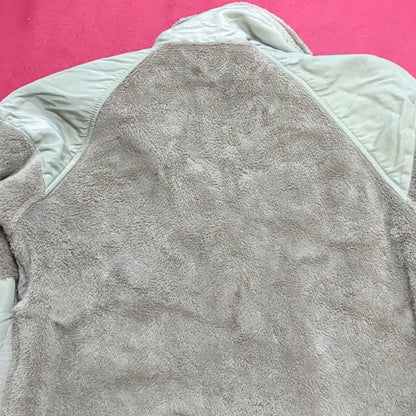 US Army Large Regular Coyote Gen III Level 3 Fleece Jacket Good Condition (BA06-MAR48)