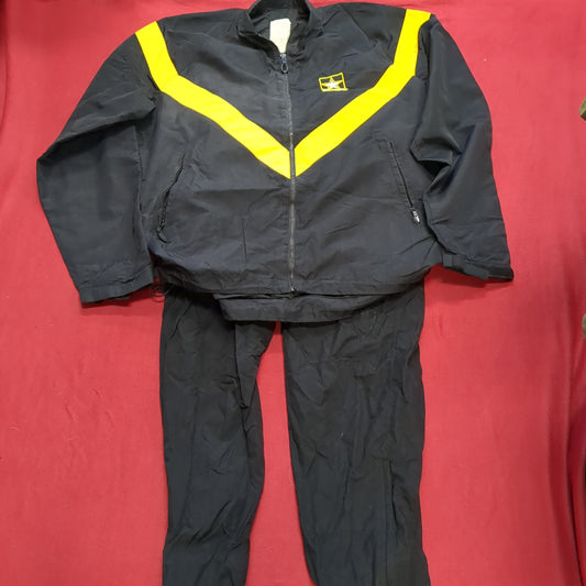 SET of APFU PT Medium Long Jacket Pants Black Gold Cold Weather Excellent Condition (fb14-JAN54)