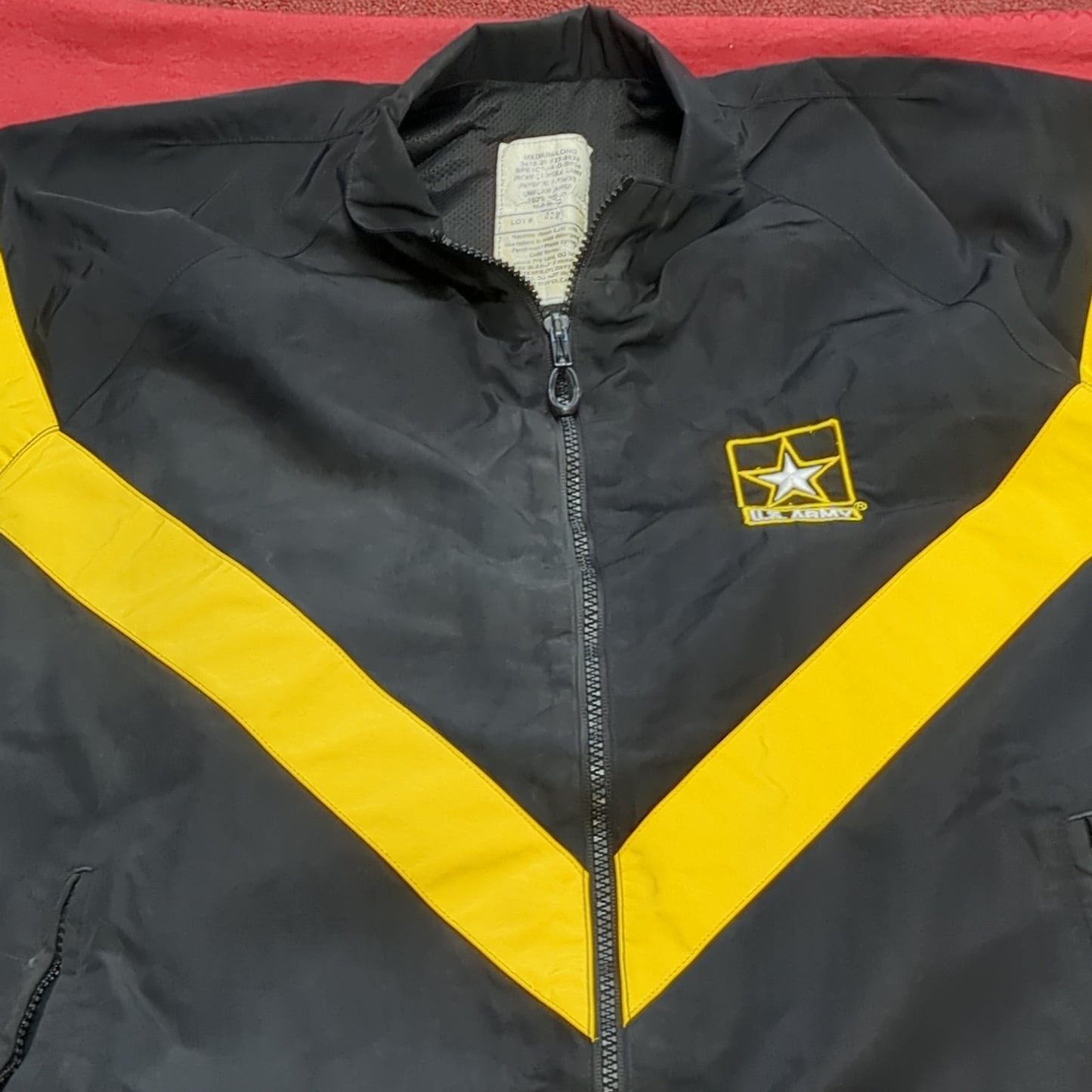SET of APFU PT Medium Long Jacket Pants Black Gold Cold Weather Excellent Condition (fb14-JAN54)
