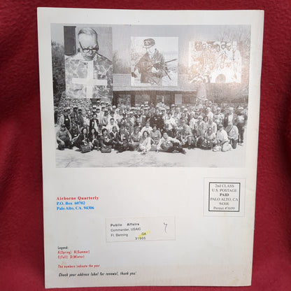 BOOK   AIRBORNE QUARTERLY: VOICE OF DUTY, HONOR, & COUNTRY: KOREA REVISITED  (BOX41)