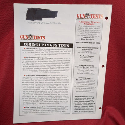 BOOK  APRIL 2017/VOL. 29, NO. 4 GUN TESTS/ CONSUMER RESOURCE FOR  SERIOUS SHOOTER  (BOX42)