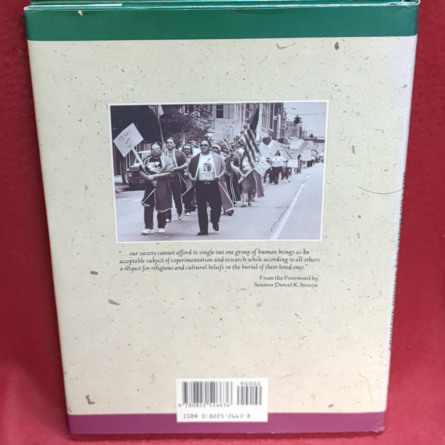 BOOK   -   BATTLEFIELDS AND BURIAL GROUNDS (INDIAN STRUGGLE TO PROTECT)   (BOX43)