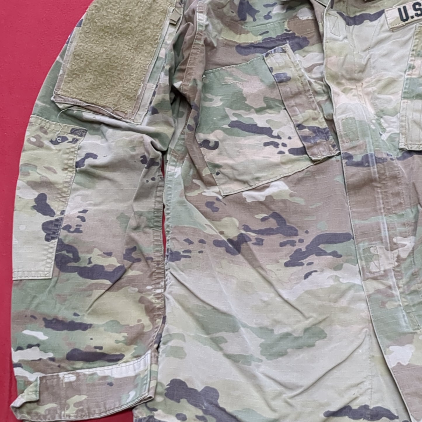 US Army MEDIUM REGULAR Traditional OCP Uniform Top Air Force Used  (ec13-JAN73)