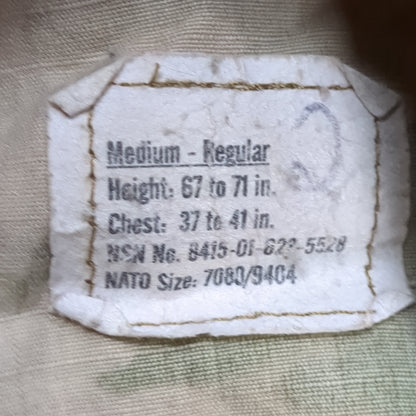 US Army MEDIUM REGULAR Traditional OCP Uniform Top Air Force Used  (ec13-JAN73)