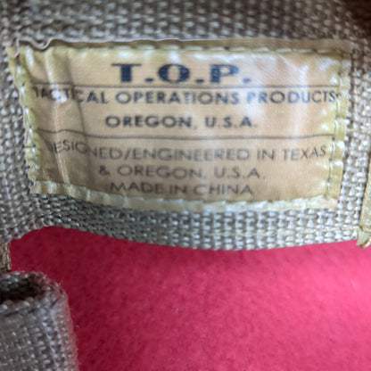 Tactical Operators T.O.P. Products Single three Mag Pouch 9mm Good Condition (ca07-JAN83)