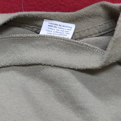 * Lot Of 3 * Coyote/Brown Short Sleeve Medium Uniform Undershirt Used (aa16-JAN84)