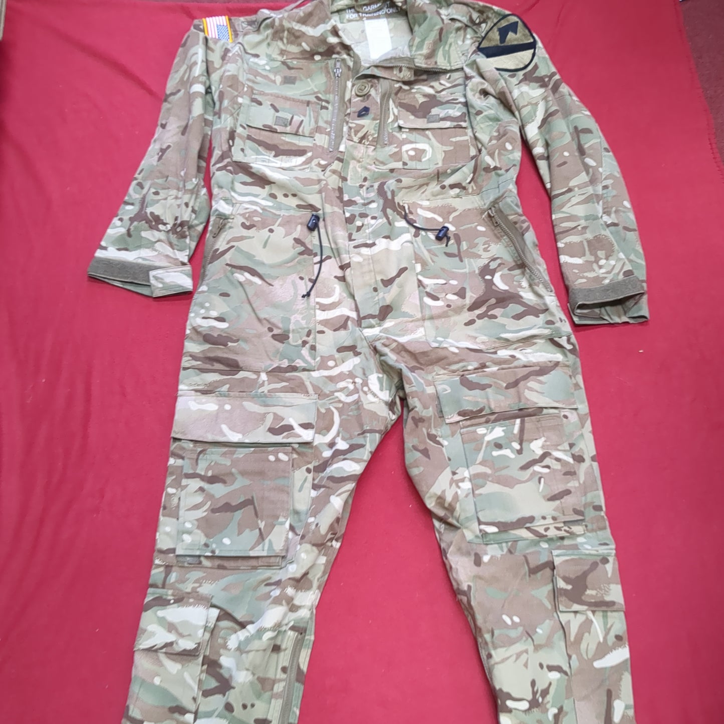 British Army MTP AFV Coveralls Crewman Exercise Training Boilersuit Excellent Condition (ea05-JAN95)