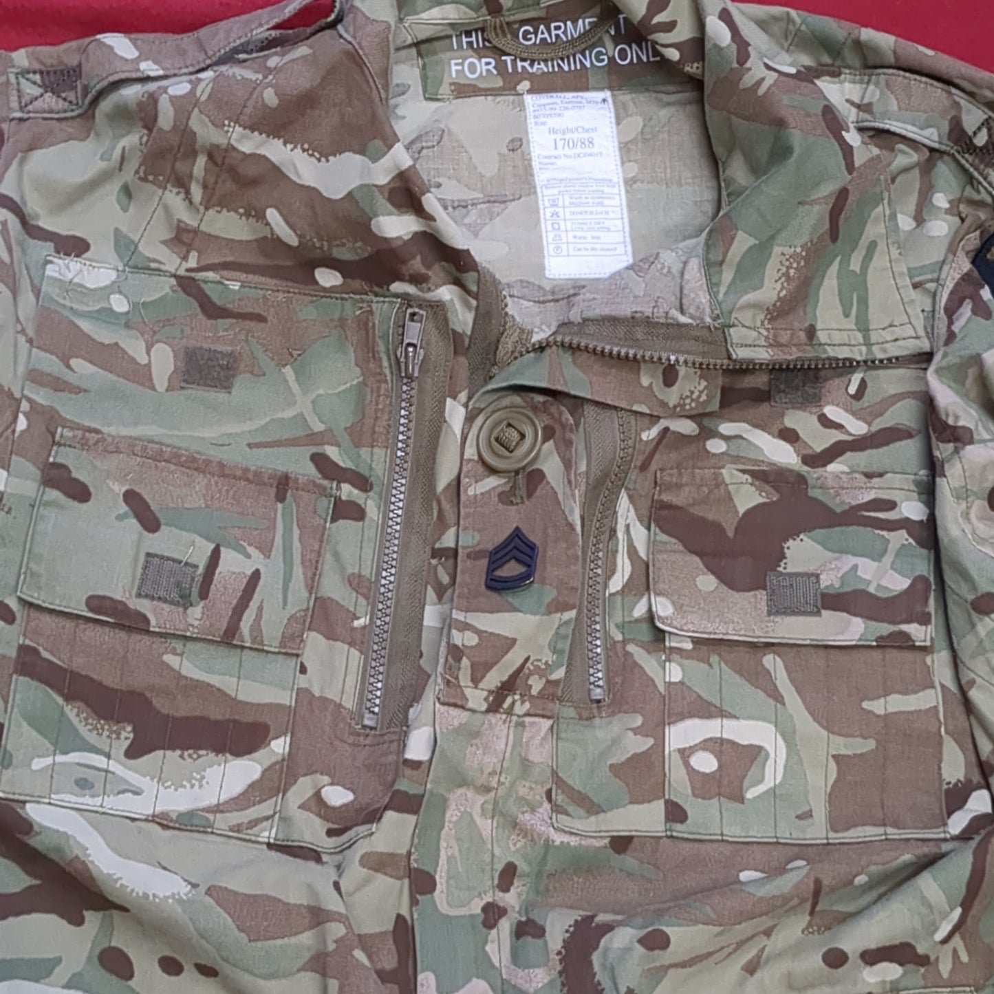 British Army MTP AFV Coveralls Crewman Exercise Training Boilersuit Excellent Condition (ea05-JAN95)