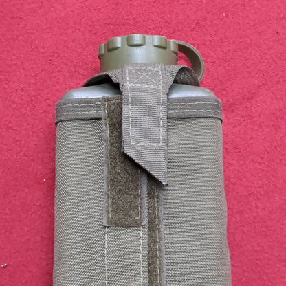 Israeli 1 Liter Plastic Canteen w/ Cover IDF Marked Good Condition (aa02-JAN99)