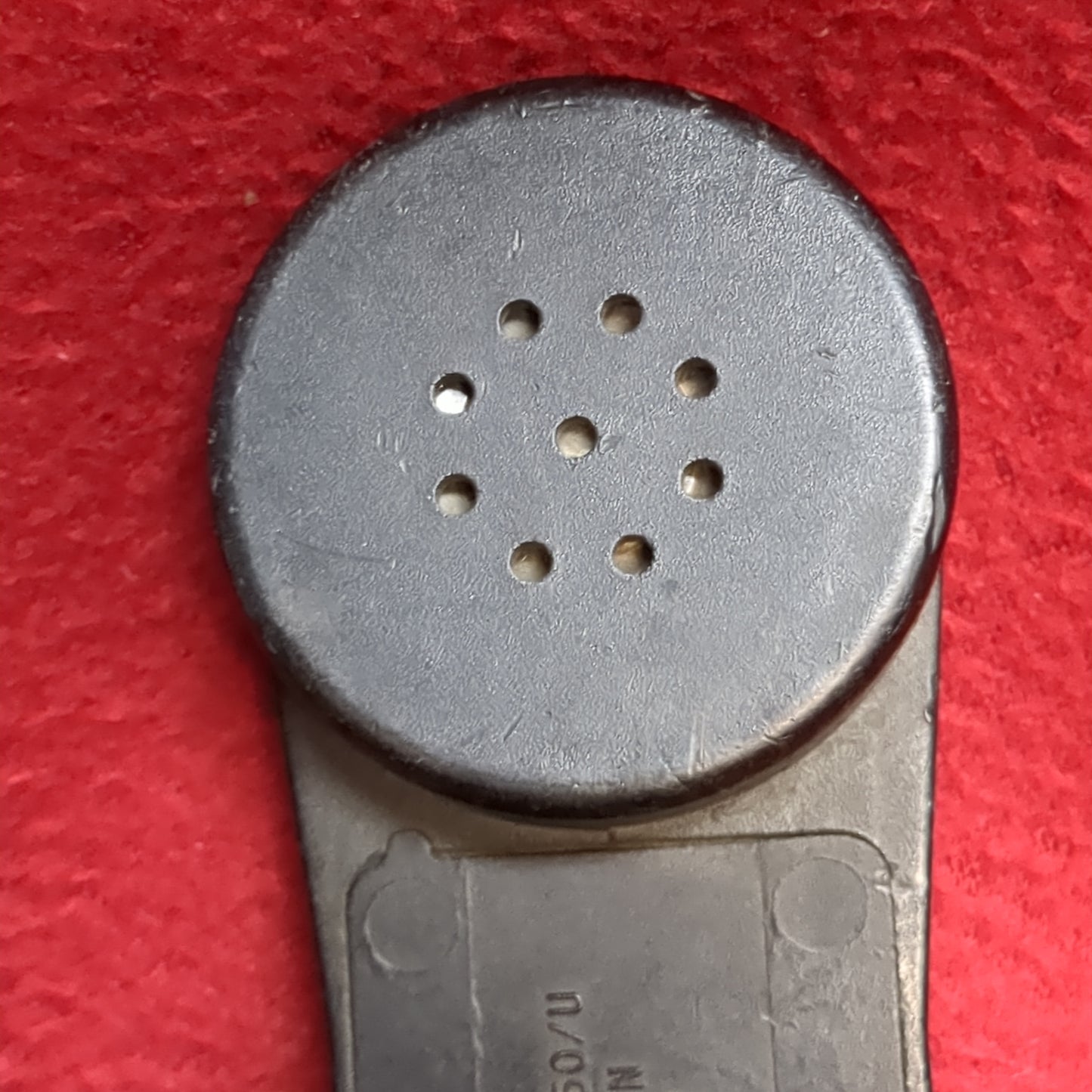 VINTAGE US Army Sonetronics H250-U 5 pin Handset Microphone Used (fc04-JAN101)