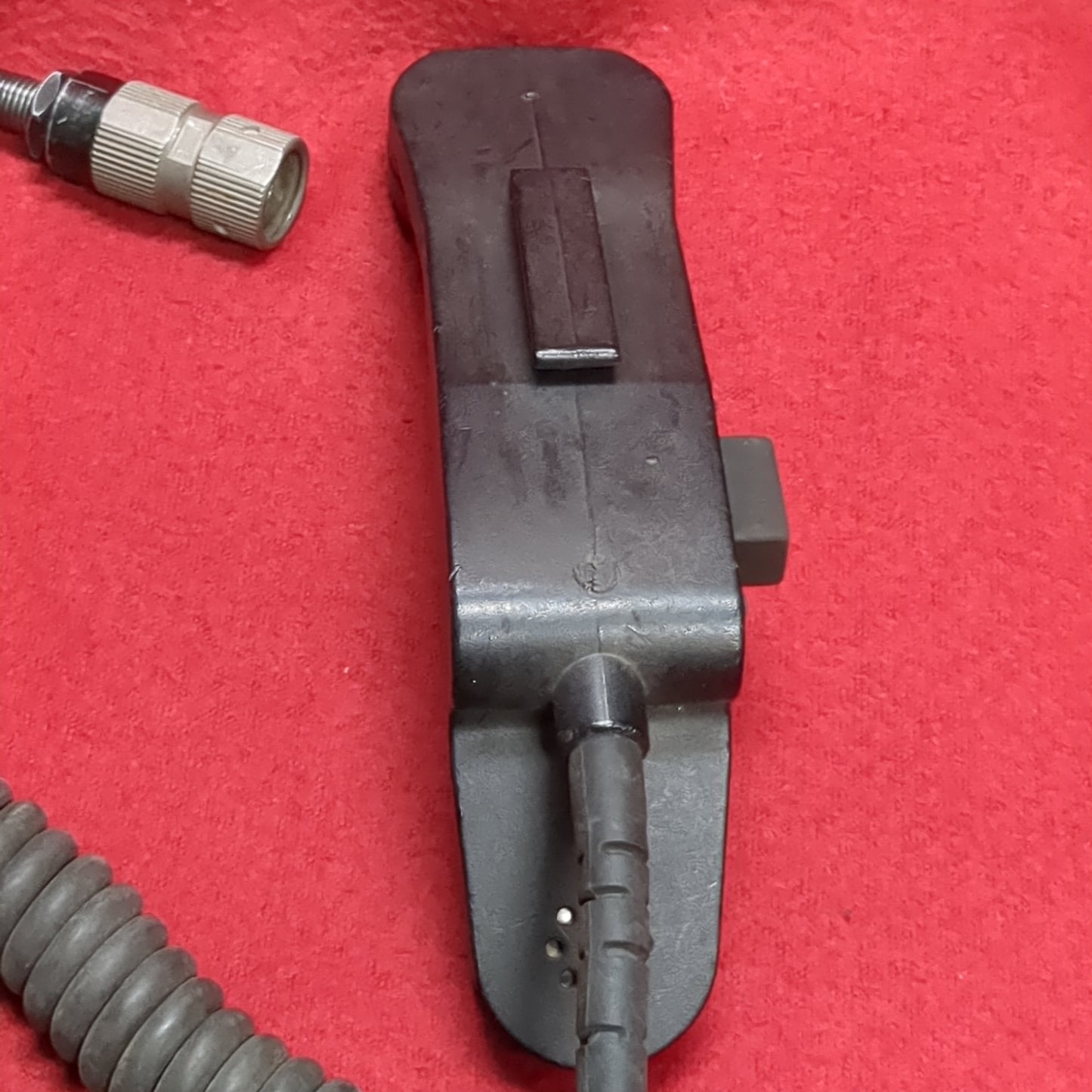 VINTAGE US Army Sonetronics H250-U 5 pin Handset Microphone Used (fc04-JAN101)