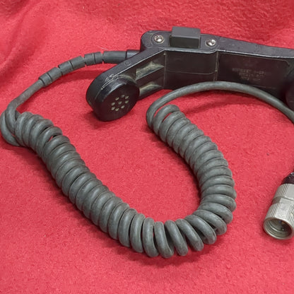 VINTAGE US Army Sonetronics H250-U 5 pin Handset Microphone Used (fc04-JAN101)