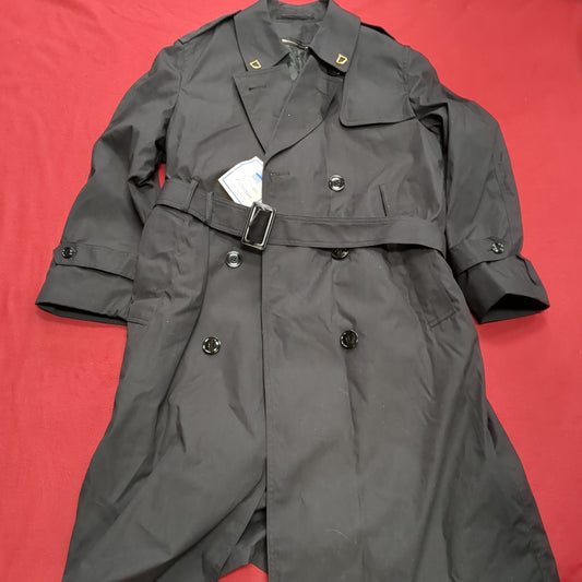 NWT US Army DCSP ASU 12S Black All-Weather Overcoat Dress Uniform (BA07-JAN113)
