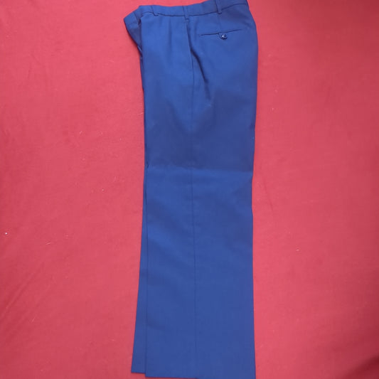 US Army ASU 28 Short "C" Enlisted Unstriped Pants Trouser Dress Blue Excellent Condition (BA08-JAN132)