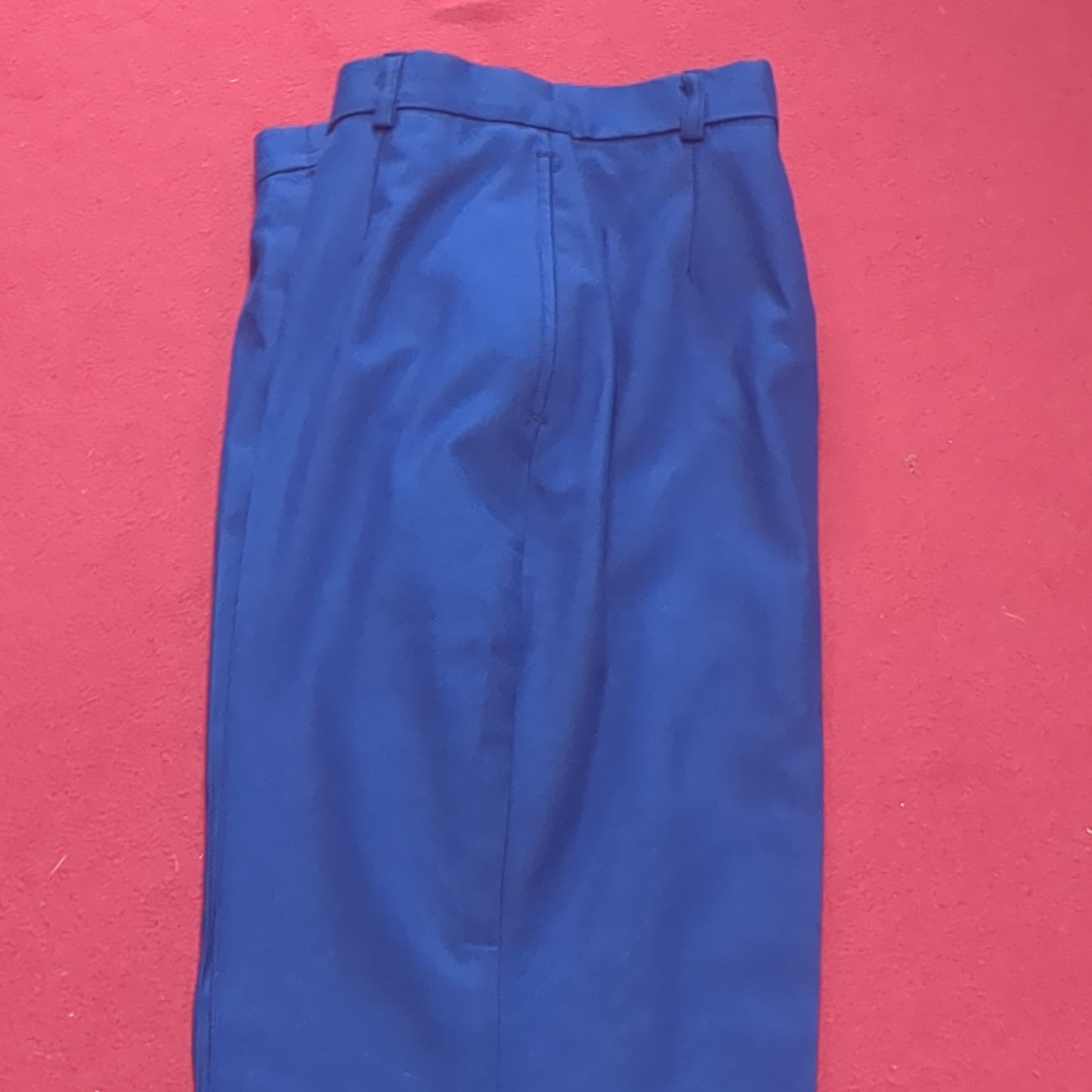 US Army ASU Men's 10 Medium REGULAR  Enlisted TOP/Bottoms Set Dress Blue Good Condition (BA08-JAN138)