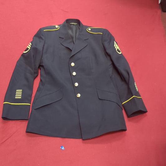 US Army ASU Men's Poly/Wool 14MP 31/41 1/2 Enlisted Coat Top Dress Blue (BA08-JAN144)