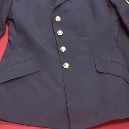 US Army ASU Men's Poly/Wool 14MP 31/41 1/2 Enlisted Coat Top Dress Blue (BA08-JAN144)