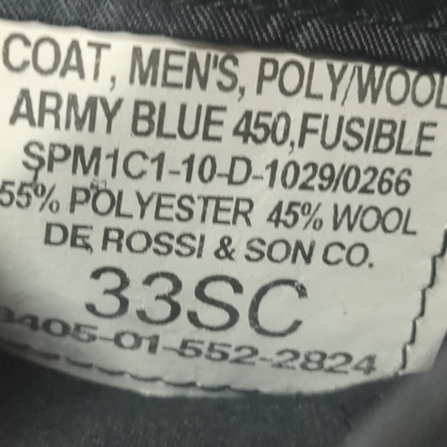 US Army ASU Men's 33S Top / 30S "C" Bottoms Enlisted Set Dress Blue Good Condition (asu-JAN145)