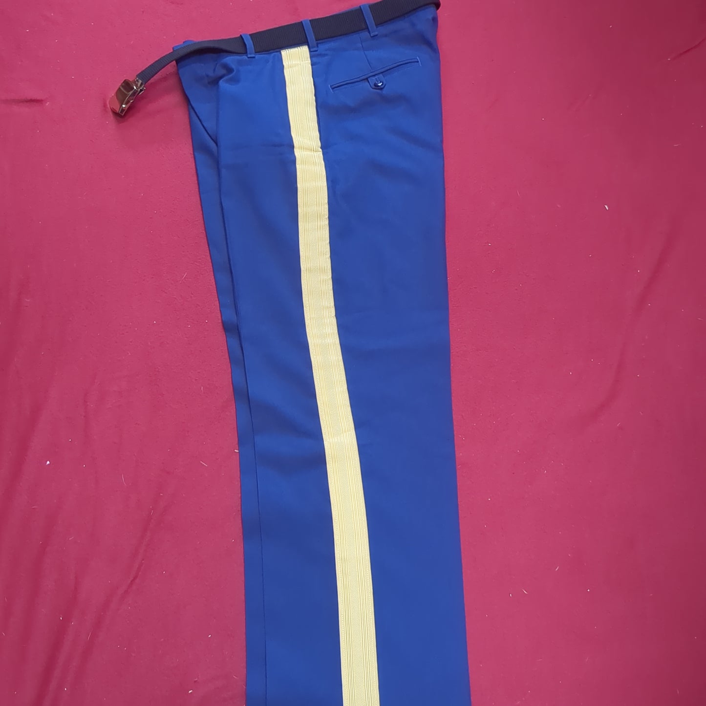 US Army ASU Men's 33S Top / 30S "C" Bottoms Enlisted Set Dress Blue Good Condition (asu-JAN145)