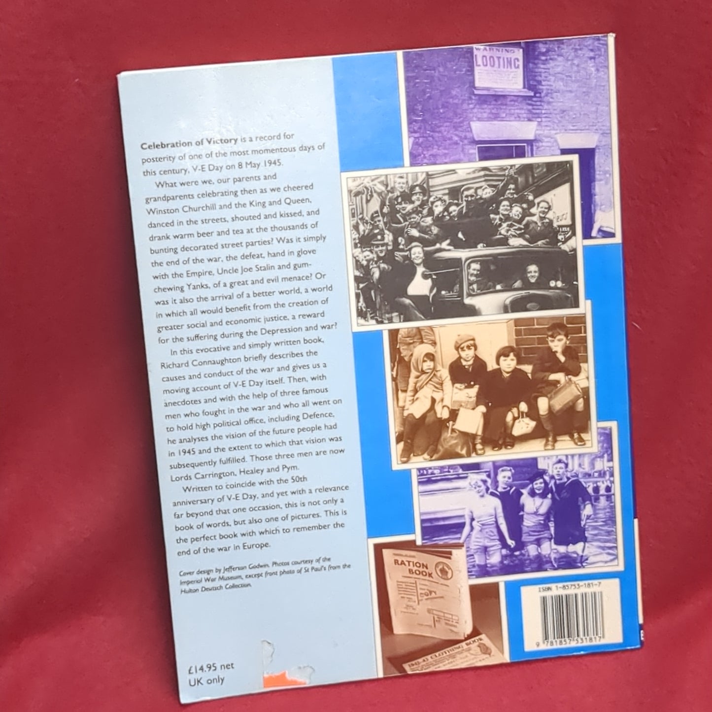 BOOK     CELEBRATION OF VICTORY V-E DAY OF 1945   (BOX49)