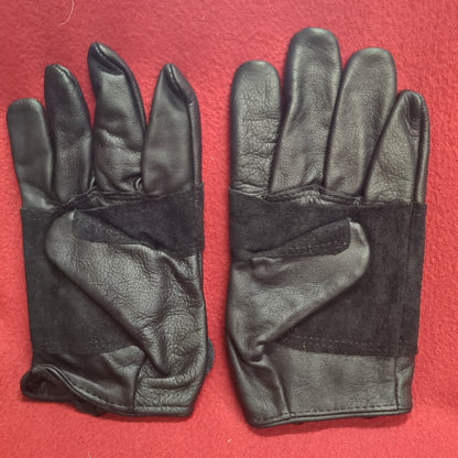 US Army Medium Light Duty Utility Combat Black Gloves Used (hp-JAN160)
