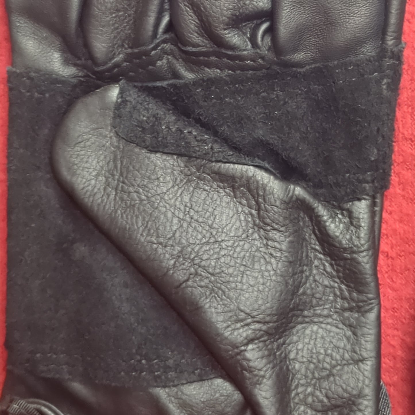 US Army Medium Light Duty Utility Combat Black Gloves Used (hp-JAN160)