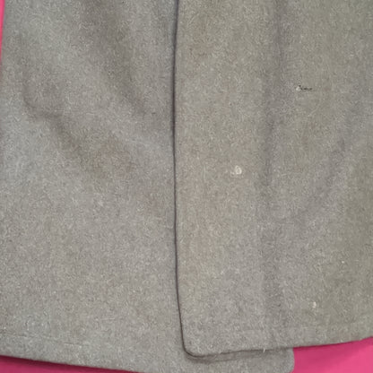 1942 38R Wool Overcoat Trench Coat (41cr-JAN162)