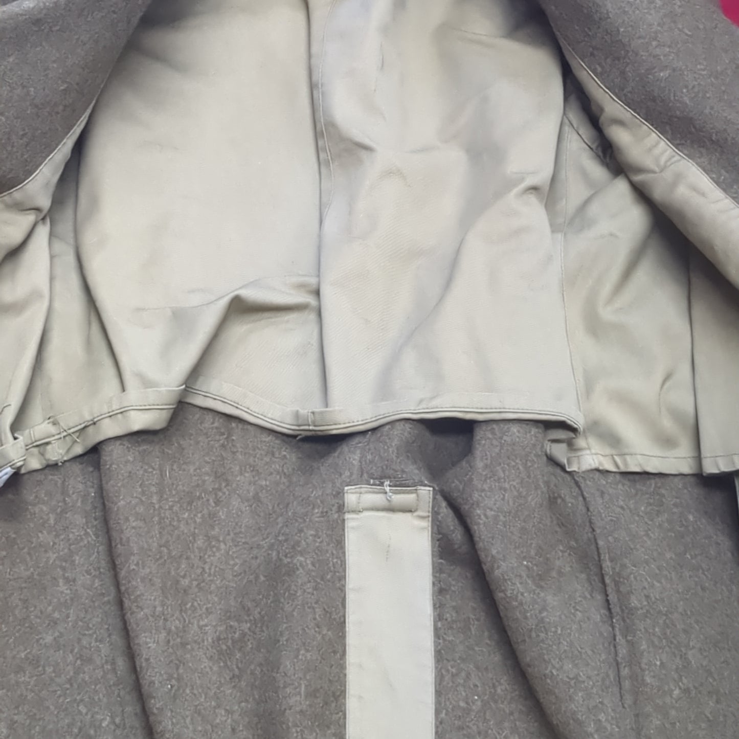 1942 38R Wool Overcoat Trench Coat (41cr-JAN162)