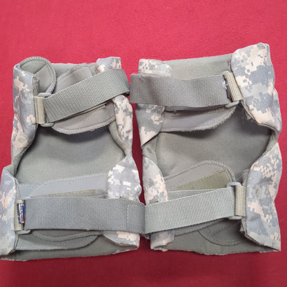 ALTA Large US Military Issue ACU UCP Knee Pads Used (da12-JAN182)