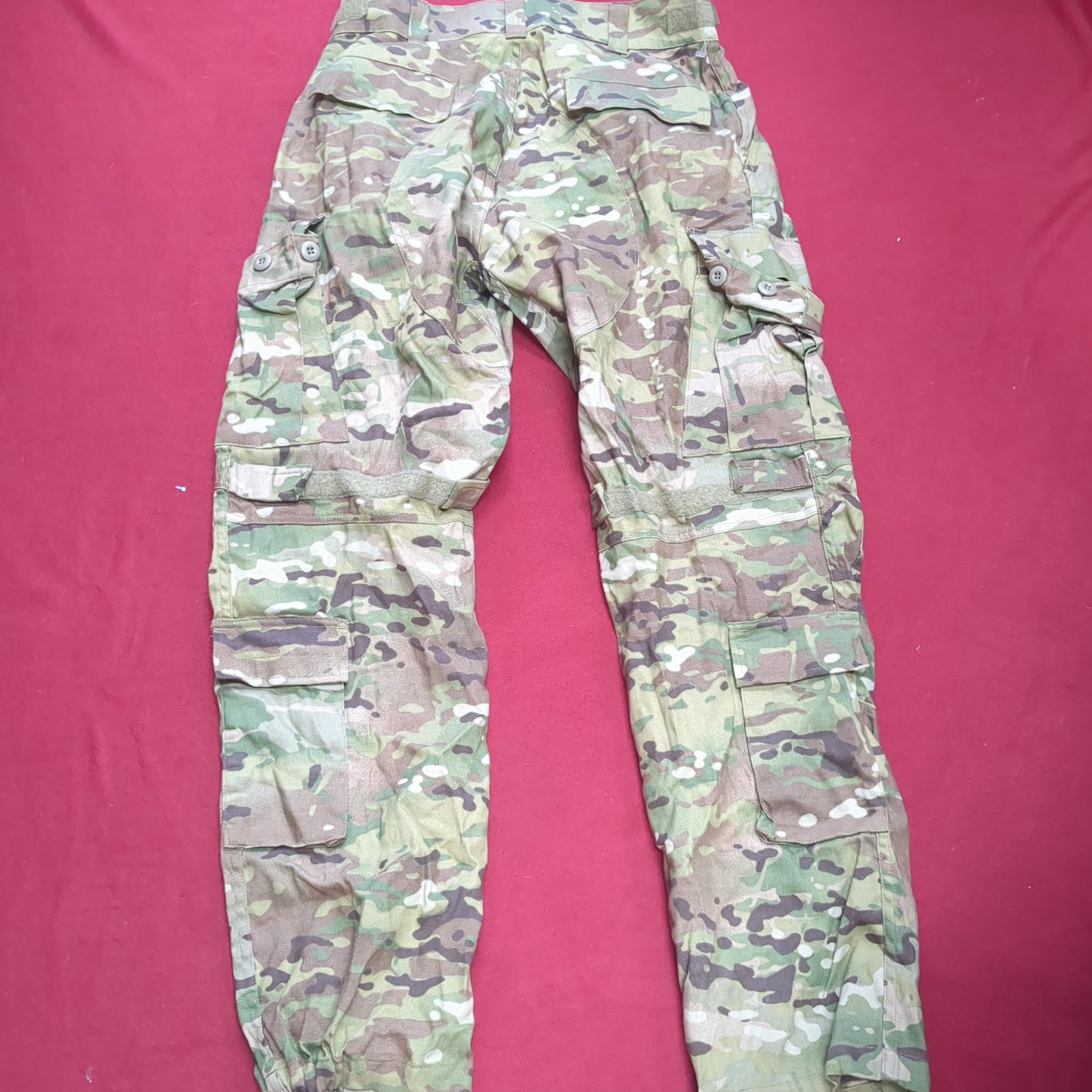 US Army Medium Long Combat OCP Multicam FRAC Pants w/ Knee Pads Excellent Condition (ocp11- ea07-MAR06)