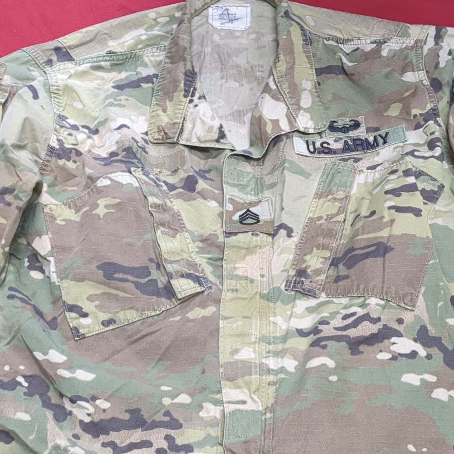 SET of US Army Medium Regular OCP Traditional Uniform Top Pants Used (ocp4- fa16-JAN194)