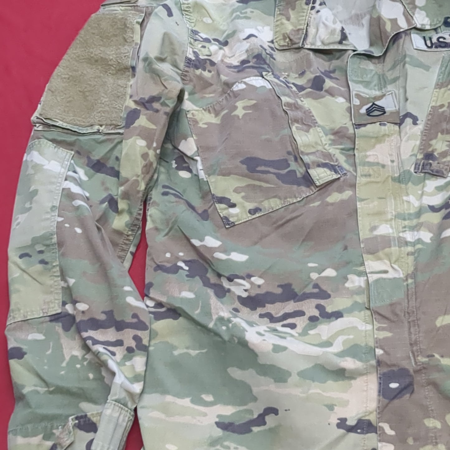 SET of US Army Medium Regular OCP Traditional Uniform Top Pants Used (ocp4- fa16-JAN194)
