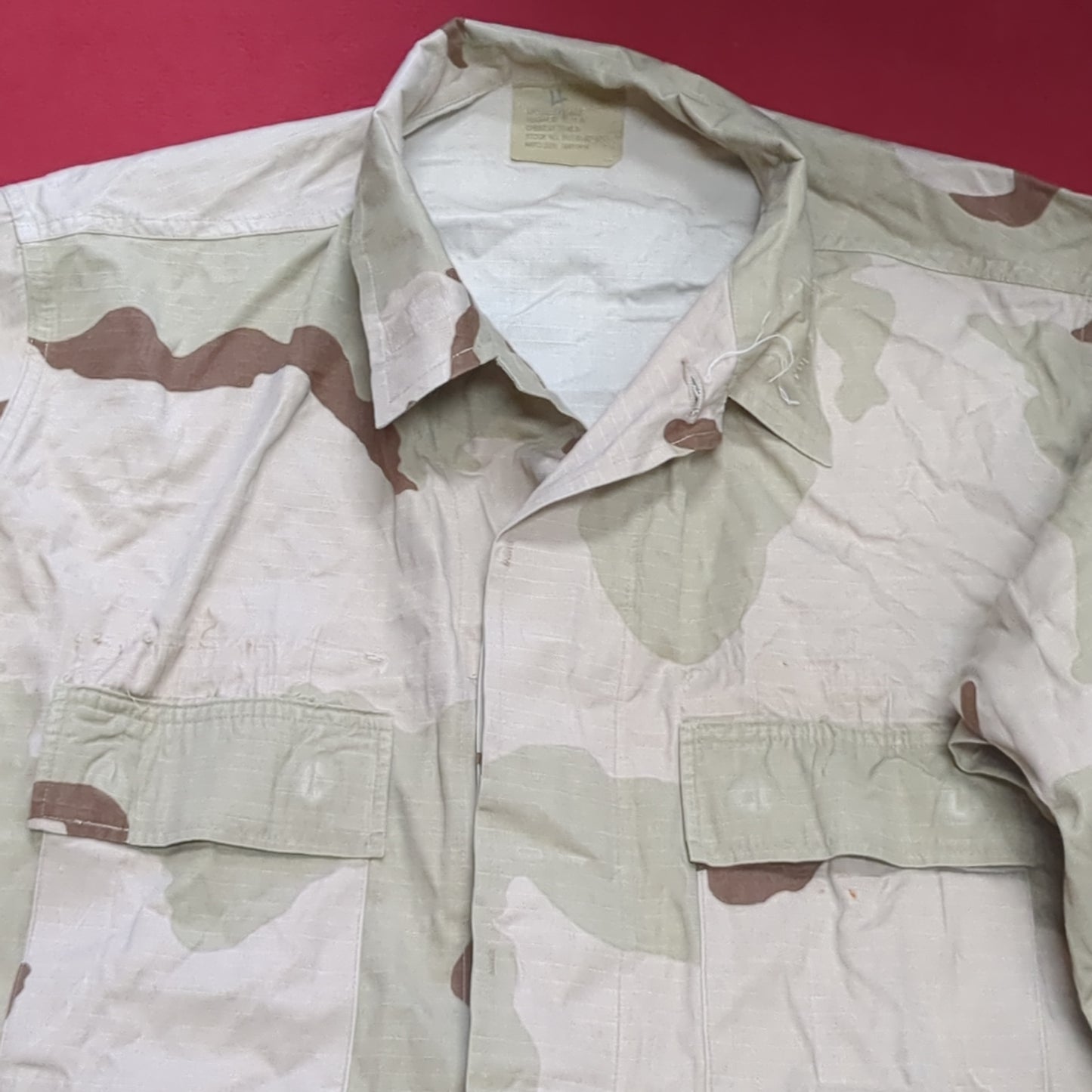Large Regular DCU Desert Camo Top Jacket Uniform (16s- (ab07-FEB15)