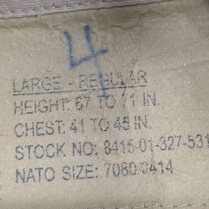 Large Regular DCU Desert Camo Top Jacket Uniform (16s- (ab07-FEB15)