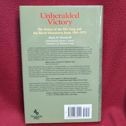 BOOK       UNHERALDED VICTORY (DEFEAT OF VIET CONG & NORTH VIETNAMESESE ARMY) (BOX50)