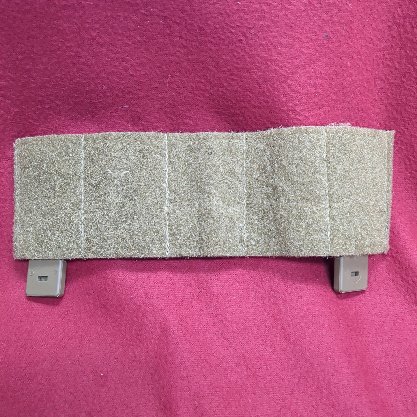 Tactical Tailor MOLLE Modular Badge/ID Patch Panel Coyote Brown Excellent Condition (34cr- ca2-FEB42)