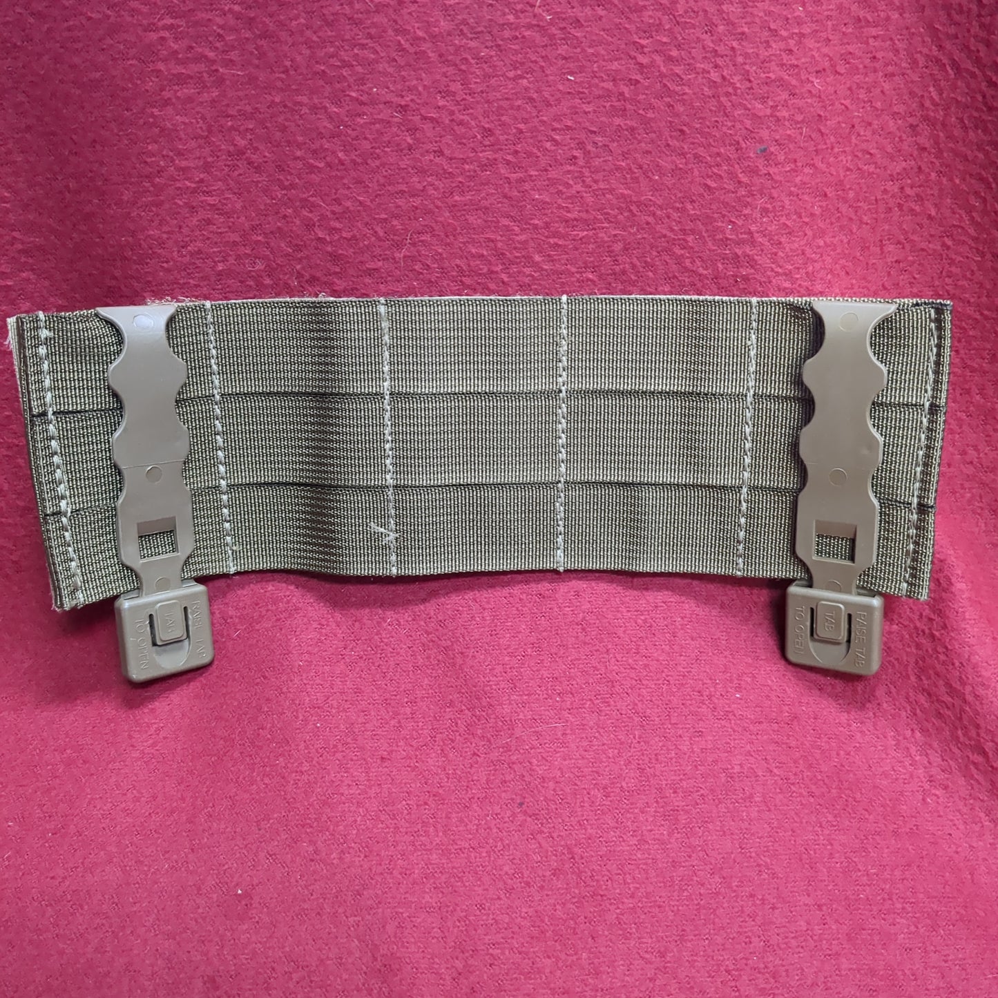 Tactical Tailor MOLLE Modular Badge/ID Patch Panel Coyote Brown Excellent Condition (34cr- ca2-FEB42)