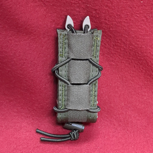 H.S.G.I. Pistol Taco Single MOLLE OD Green Excellent Condition (34cr- ca2-FEB43)