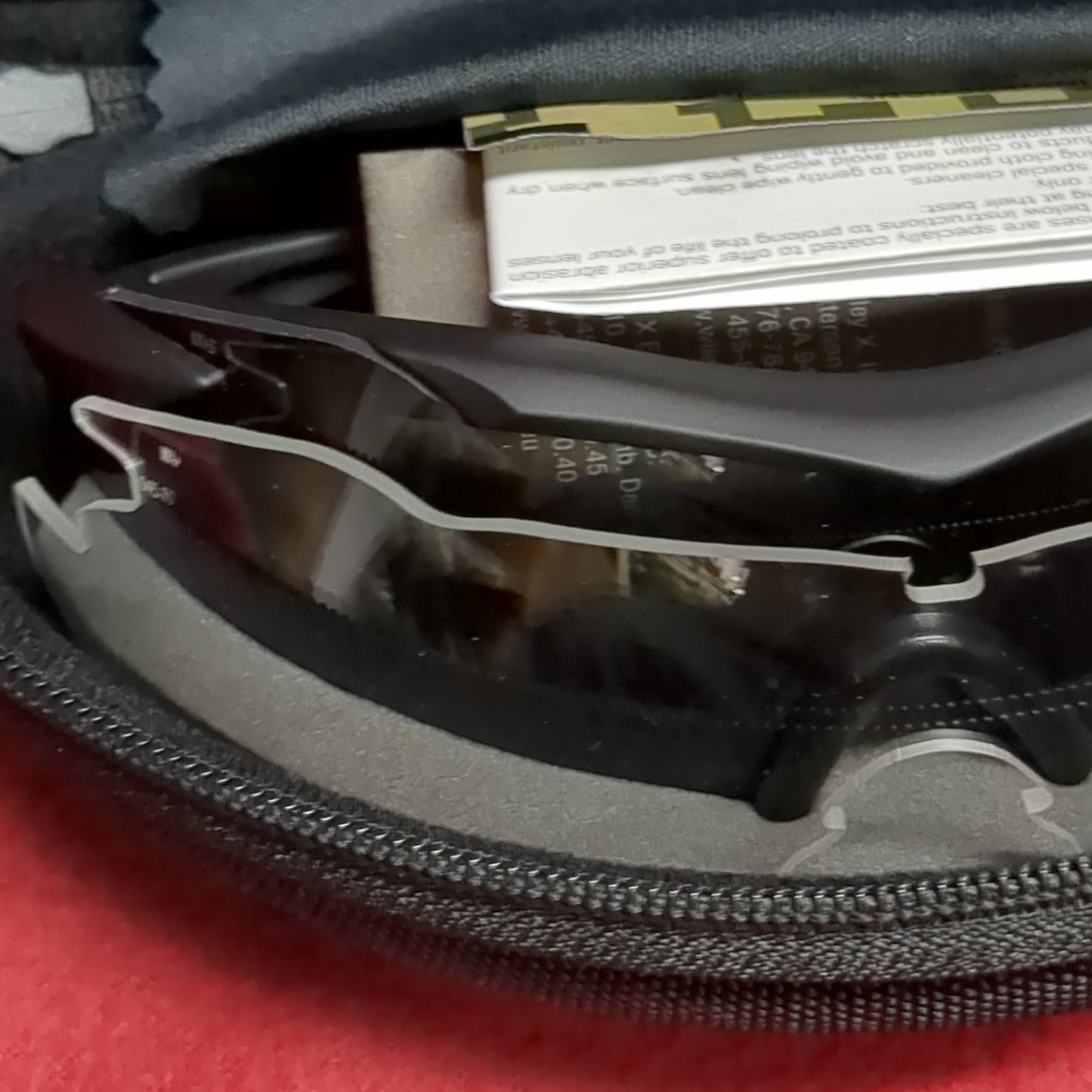 NOS USGI Wiley X Vapor Ballistic APEL Eye Protection APELClear/Dark (cl2- (ab16-FEB68)