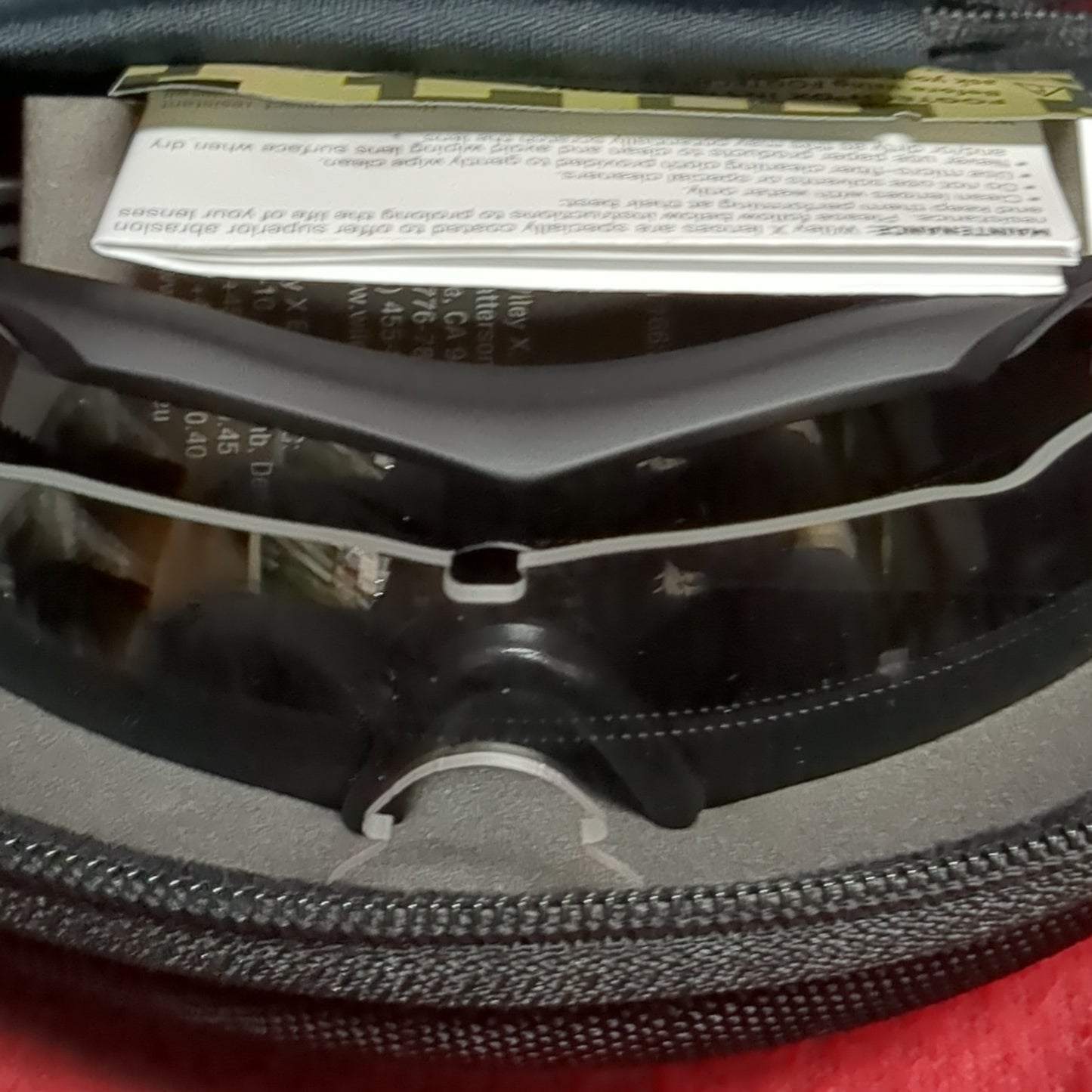 NOS USGI Wiley X Vapor Ballistic APEL Eye Protection APELClear/Dark (cl2- (ab16-FEB68)