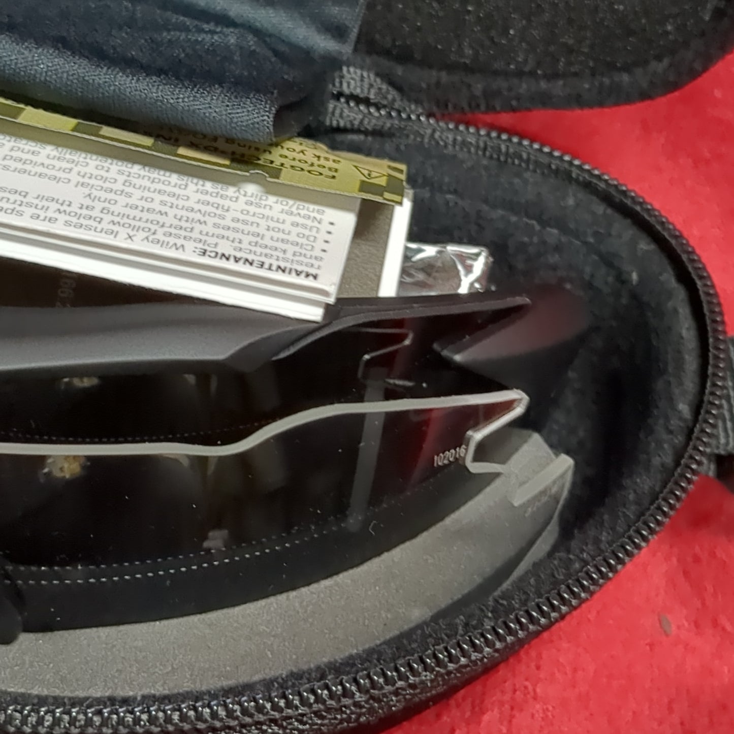 NOS USGI Wiley X Vapor Ballistic APEL Eye Protection APELClear/Dark (cl2- (ab16-FEB68)