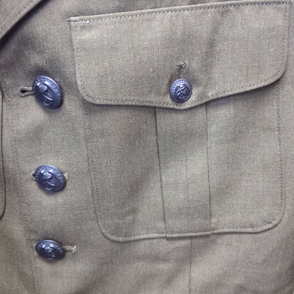 42L USMC Marine Corps Alpha Wool Service Coat (j08u)