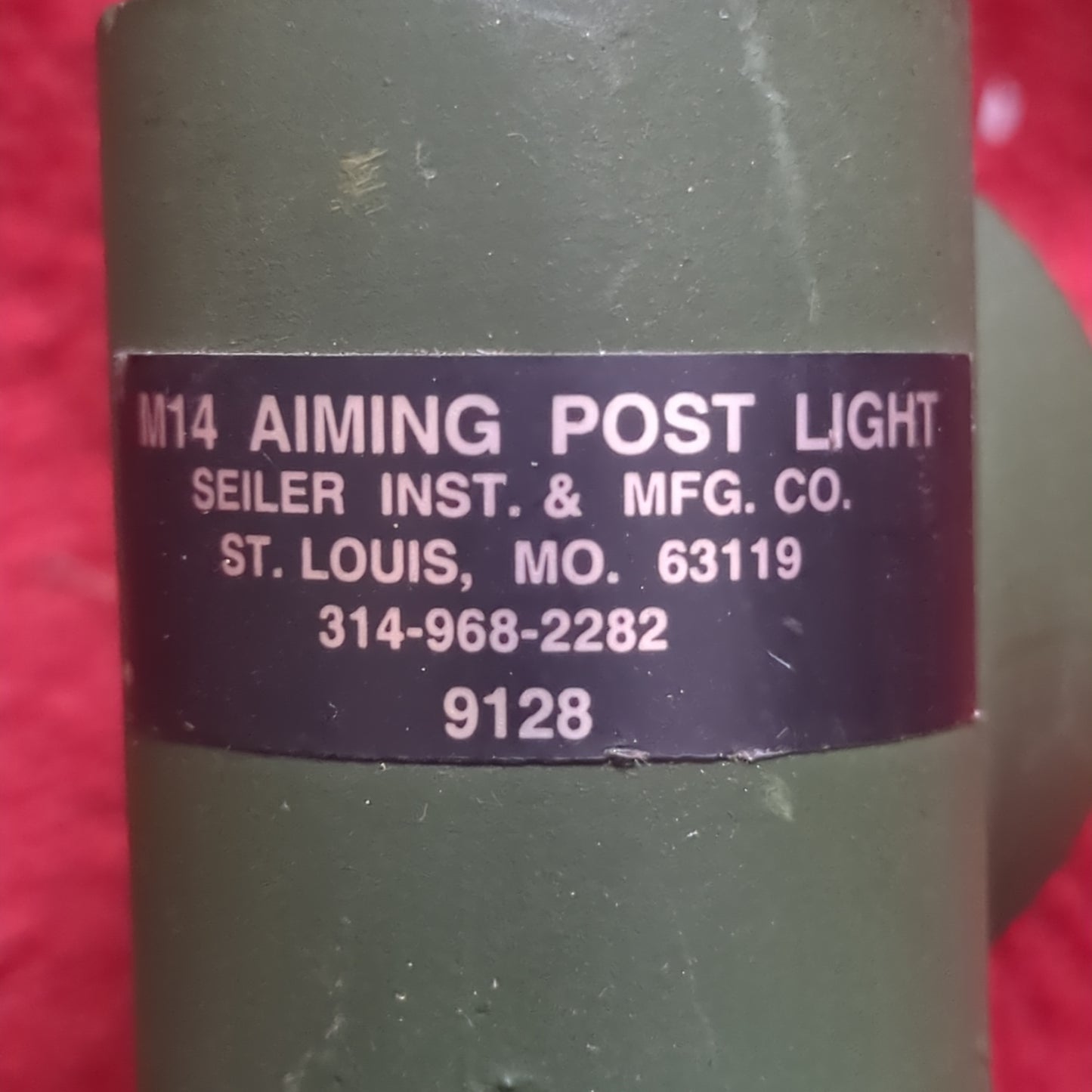 Vintage M14 Aiming Post Light Red/Green Light Excellent Condition (j09 ab02-FEB125)
