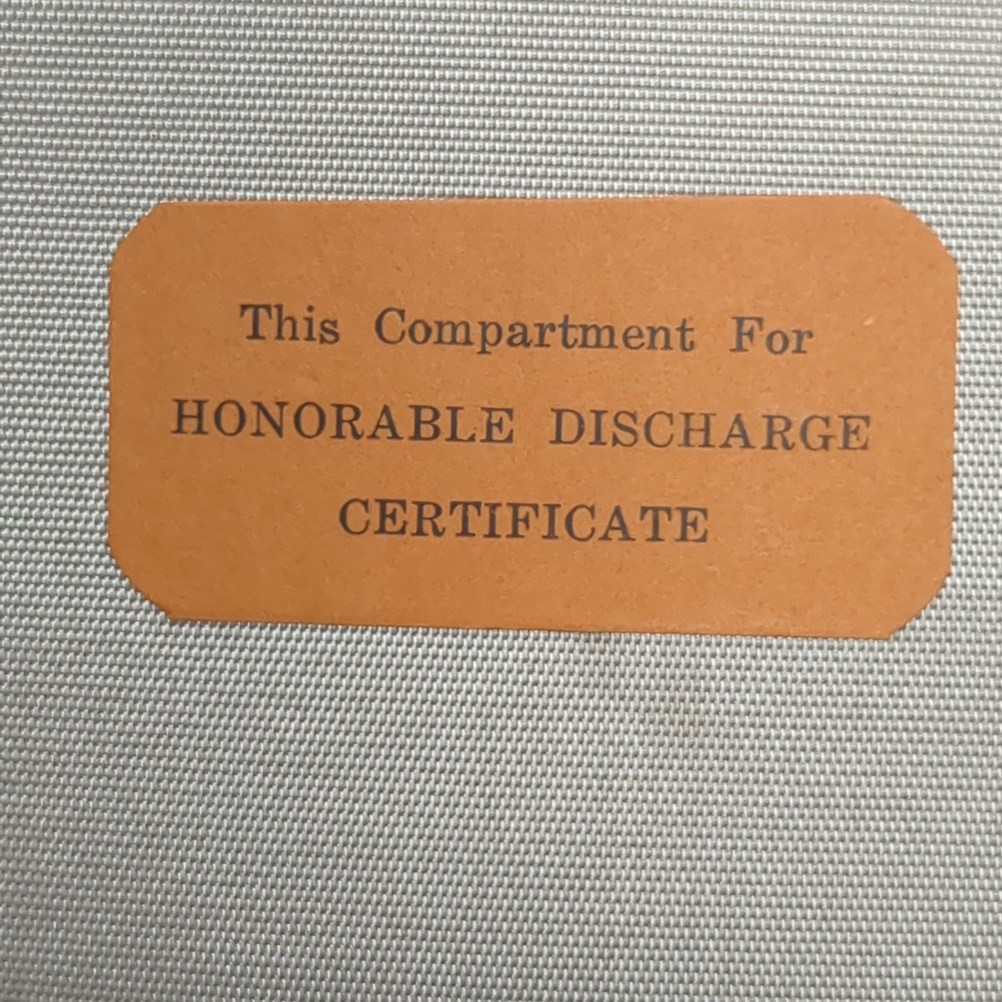 WW2 US Honorable Discharge Service Record Certificate Leather Folder Case  (manual-FEB136)